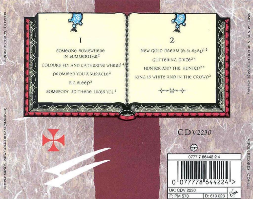 New Gold Dream (81/82/83/84) - Simple Minds (12” - 46) music collectible [Barcode 075021492820] - Main Image 2