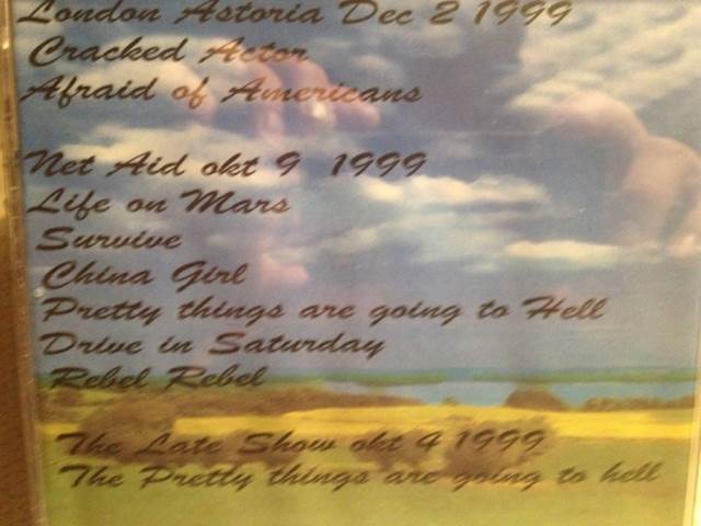 London Astoria Dec 2 1999 Cd2 - David Bowie (CD) music collectible - Main Image 2