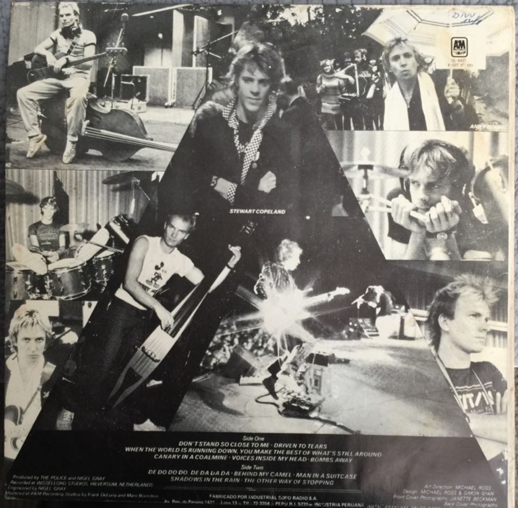 Zenyatta Mondatta - Police, The (12”) music collectible - Main Image 2