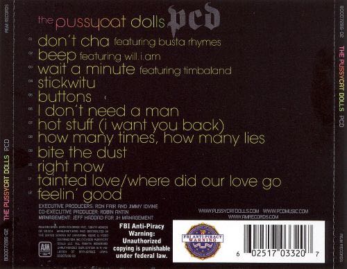 PCD - Pussycat Dolls, The (CD - 44) music collectible [Barcode 602517776418] - Main Image 2
