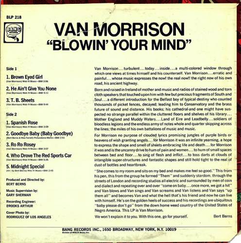 Blowin Your Mind - Morrison Van (CD) music collectible - Main Image 2