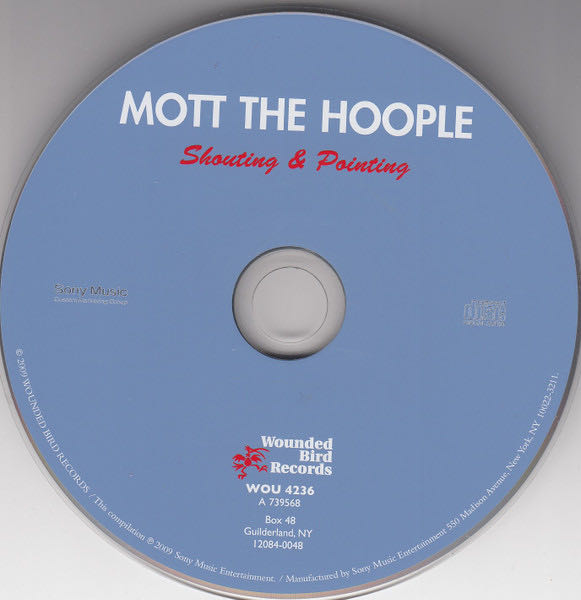Shouting & Pointing - Mott The Hoople - Mott The Hoople (CD - 43) music collectible - Main Image 4