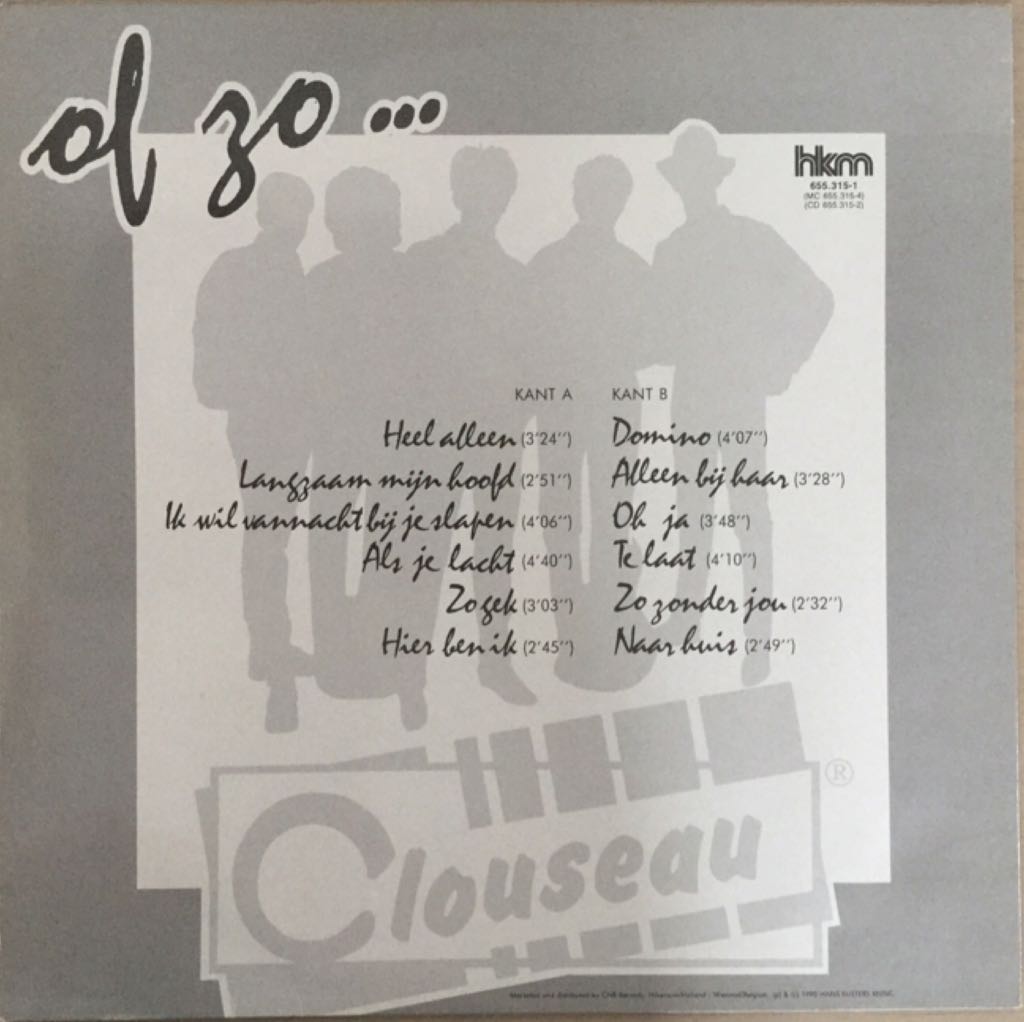 Of Zo ... - Clouseau (CD) music collectible - Main Image 2