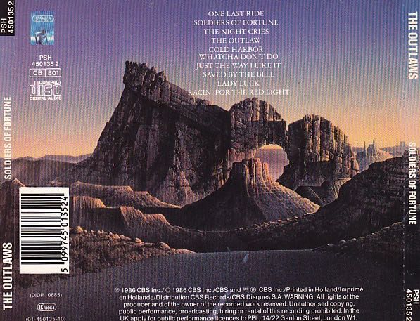 Soldiers Of  Fourtune - Outlaws, The (12” - 42) music collectible - Main Image 2