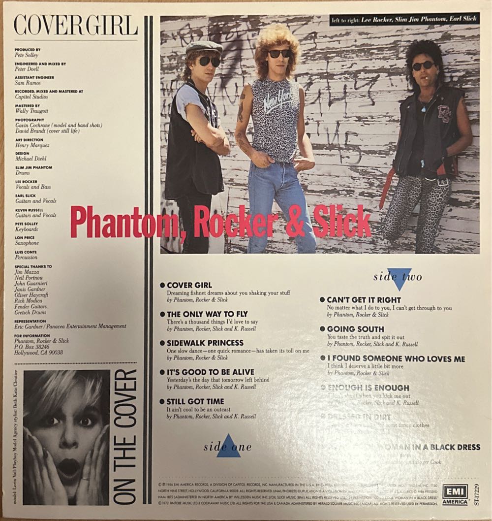 Cover Girl - Phantom, Rocker & Slick (CD-R) music collectible - Main Image 2