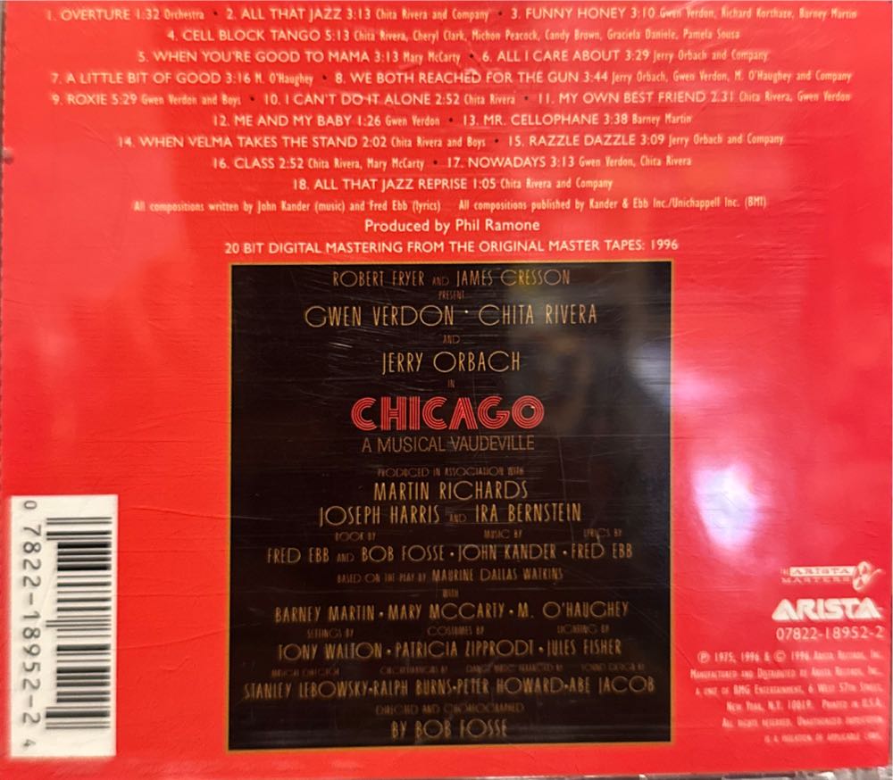 Chicago - Broadway (CD) music collectible [Barcode 078221895224] - Main Image 4