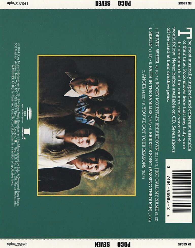 Seven - Poco (CD) music collectible [Barcode 074646698525] - Main Image 2
