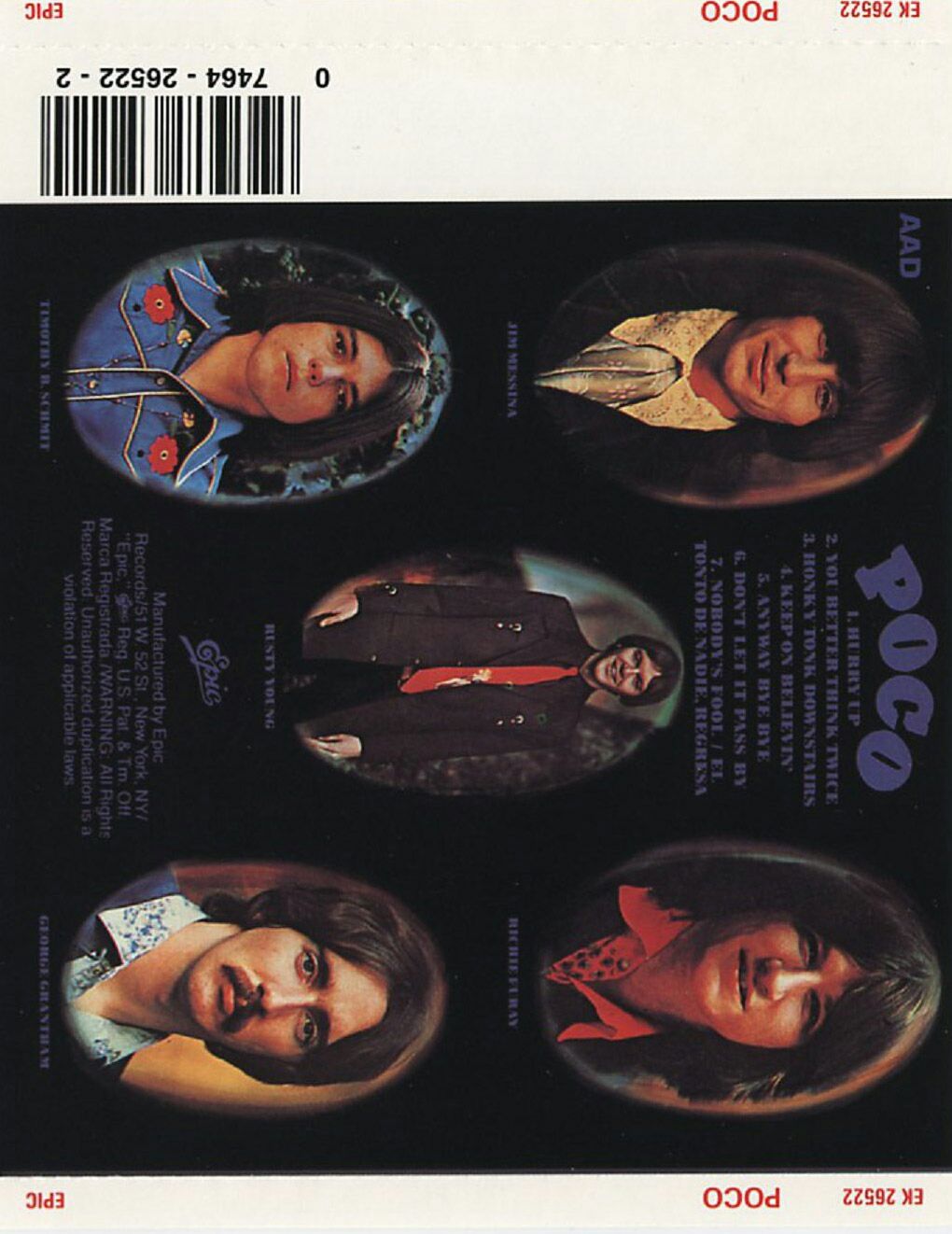 Poco - Poco (MP3) music collectible [Barcode 0746426522206] - Main Image 2