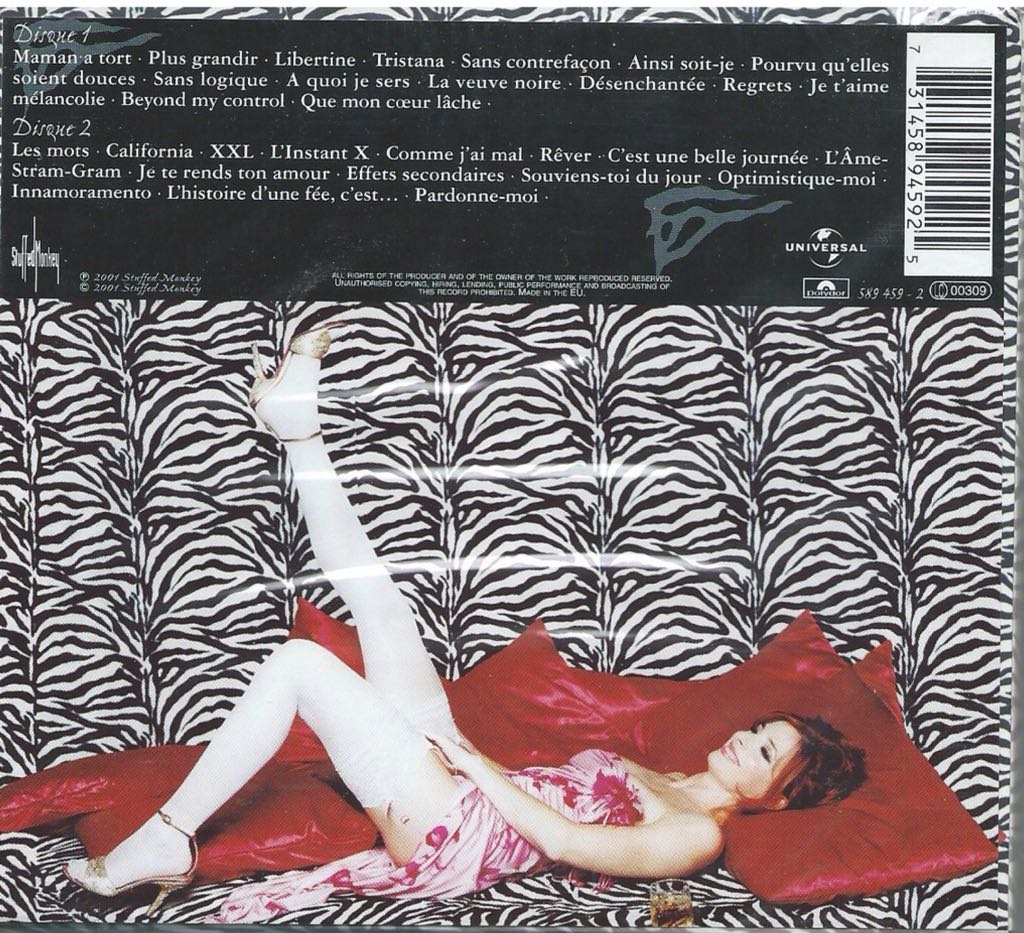 Les Mots - Mylene Farmer (CD) music collectible [Barcode 731458945925] - Main Image 2