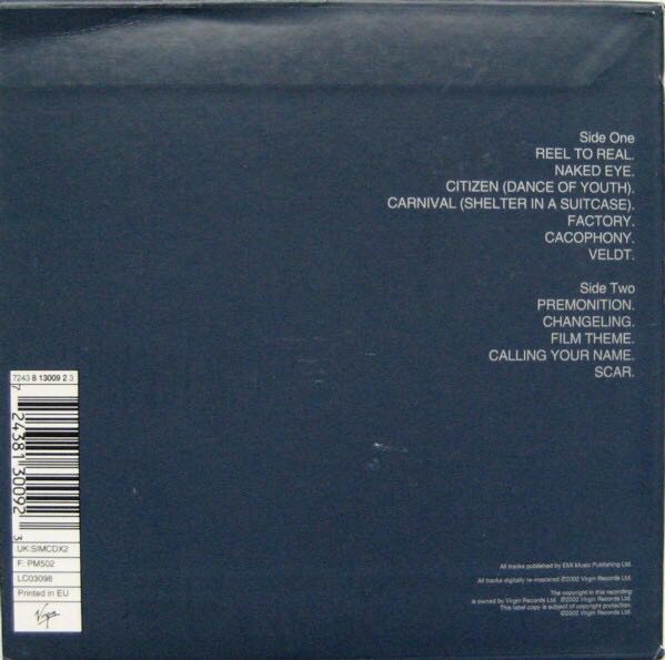 Real To Real Cacophony - Simple Minds (12”) music collectible [Barcode 075679085917] - Main Image 2