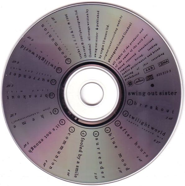 It’s Better To Travel - Swing Out Sister (CD - 64) music collectible - Main Image 4