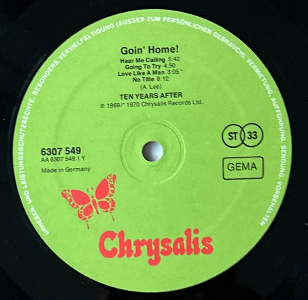 Goin’ Home! - Ten Years After (12” - 4646) music collectible - Main Image 3