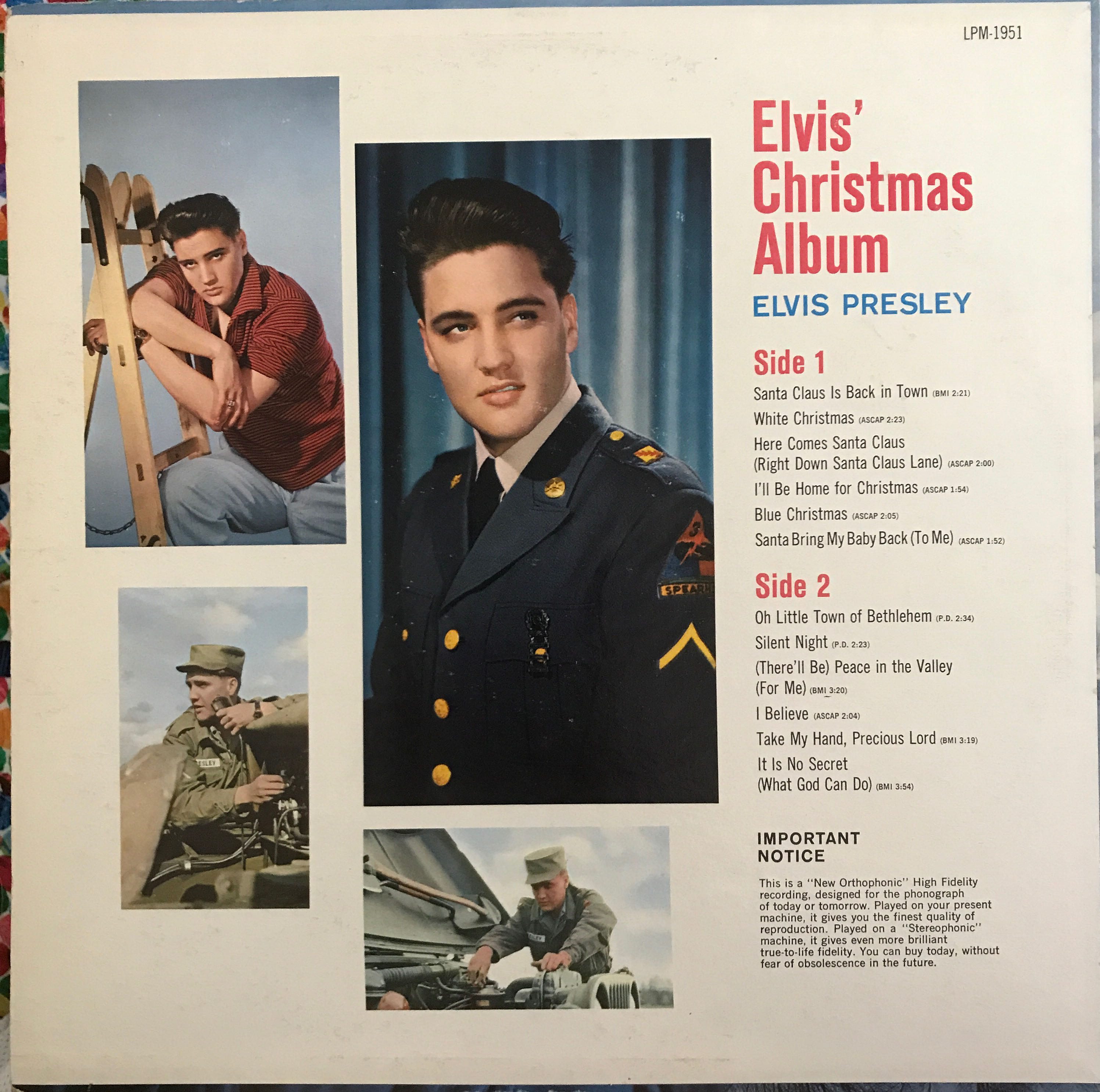 Christmas Album - Presley Elvis (12”) music collectible - Main Image 2