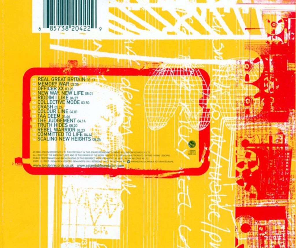 Community Music - Asian Dub Foundation (CD - 69:57) music collectible [Barcode 685738204229] - Main Image 2