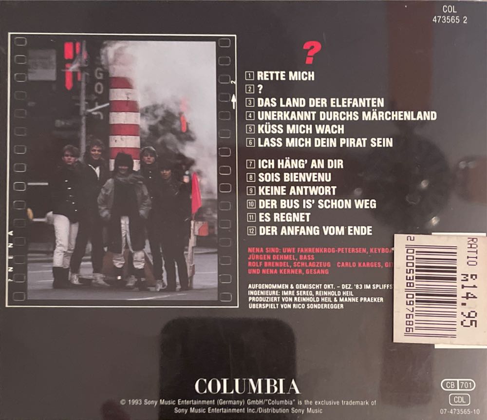 ? (Fragezeichen) - Nena (CD - 42) music collectible - Main Image 2