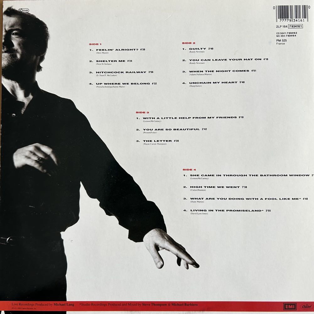 Live - Joe Cocker (CD-R - 73) music collectible [Barcode 0077779341627] - Main Image 2