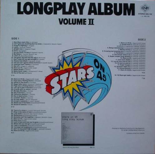 Longplay Album Volume II - Stars On 45 (12” - 34) music collectible - Main Image 2