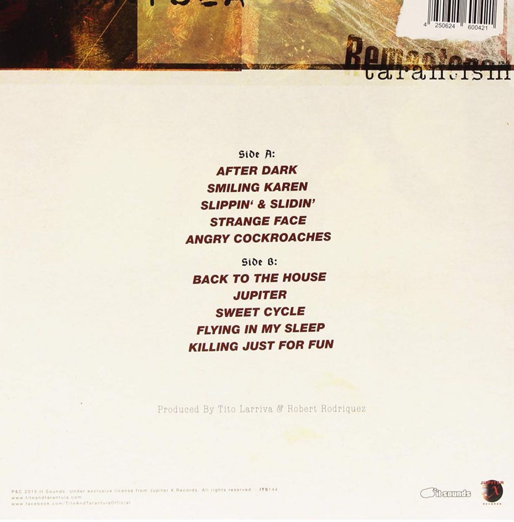 Tarantism - Tito & Tarantula (12”) music collectible [Barcode 4250624600421] - Main Image 2