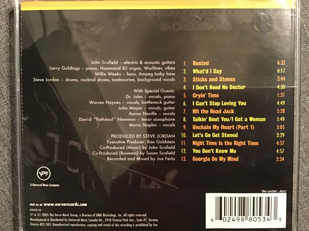 That’s What I Say - Scofield, John (CD) music collectible [Barcode 602498805343] - Main Image 2