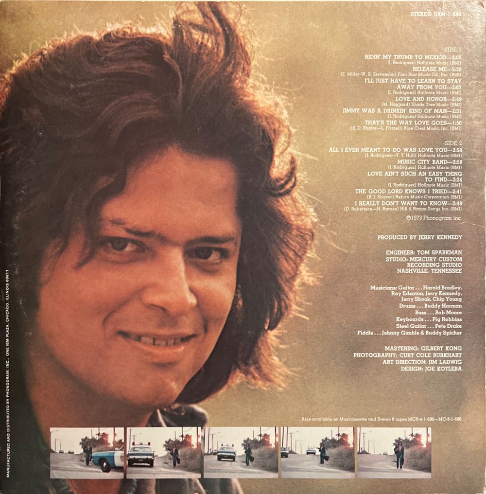 All I Ever Meant To Do Was Sing - Johnny Rodriguez (12”) music collectible - Main Image 2
