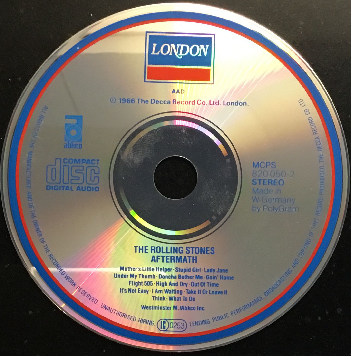 Aftermath - Rolling Stones, The (CD - 53) music collectible [Barcode 042282005021] - Main Image 4