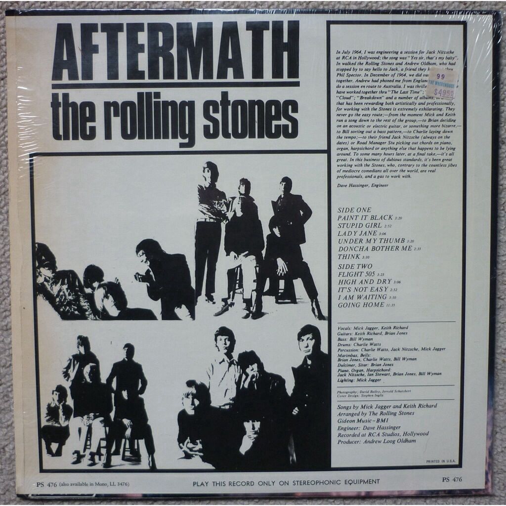 Aftermath - Rolling Stones (12”) music collectible - Main Image 2