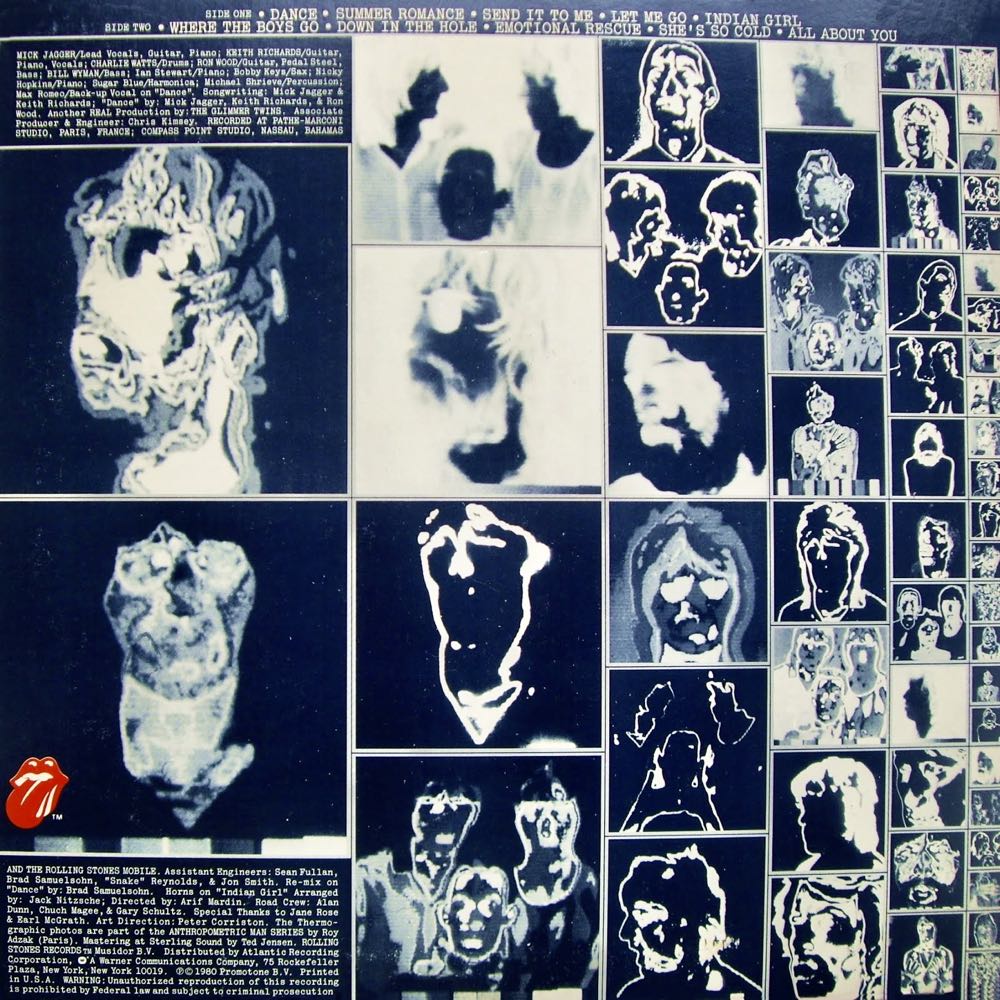 Emotional Rescue - Rolling Stones (12”) music collectible - Main Image 3
