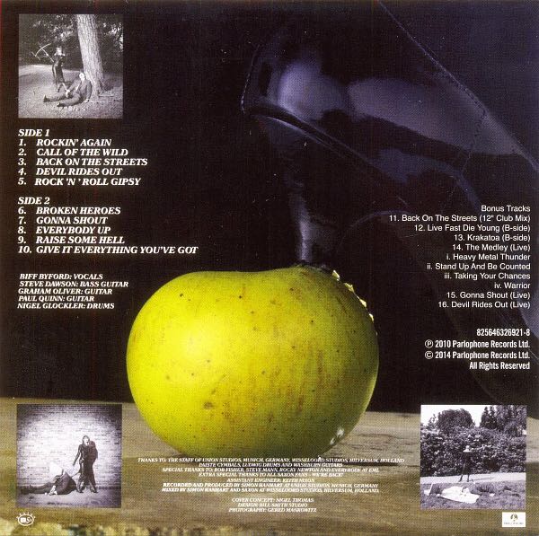 Innocence Is No Excuse - Saxon (CD - 78) music collectible - Main Image 2