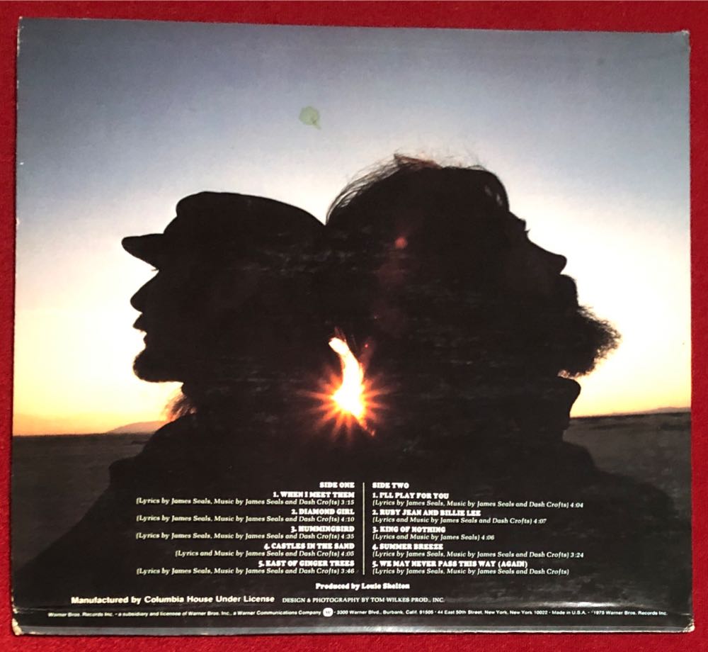 Greatest Hits - Seals & Crofts ‎ (12”) music collectible - Main Image 2