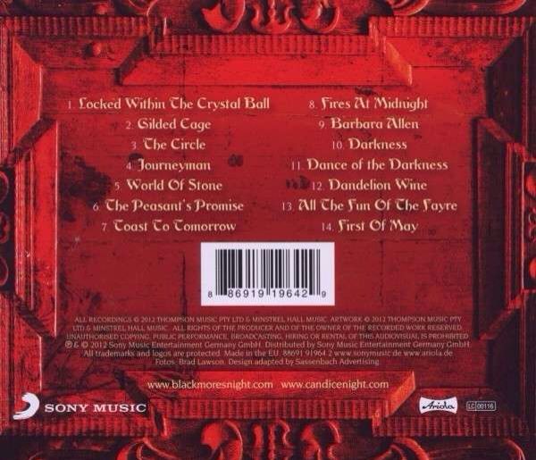 A Knight In York - Blackmore’s Night (CD) music collectible [Barcode 886919196429] - Main Image 2