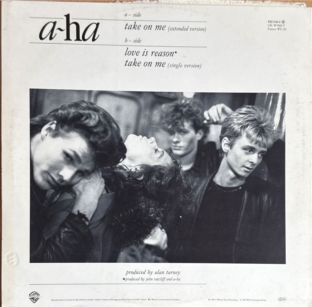Take On Me - A-HA (12”) music collectible - Main Image 2