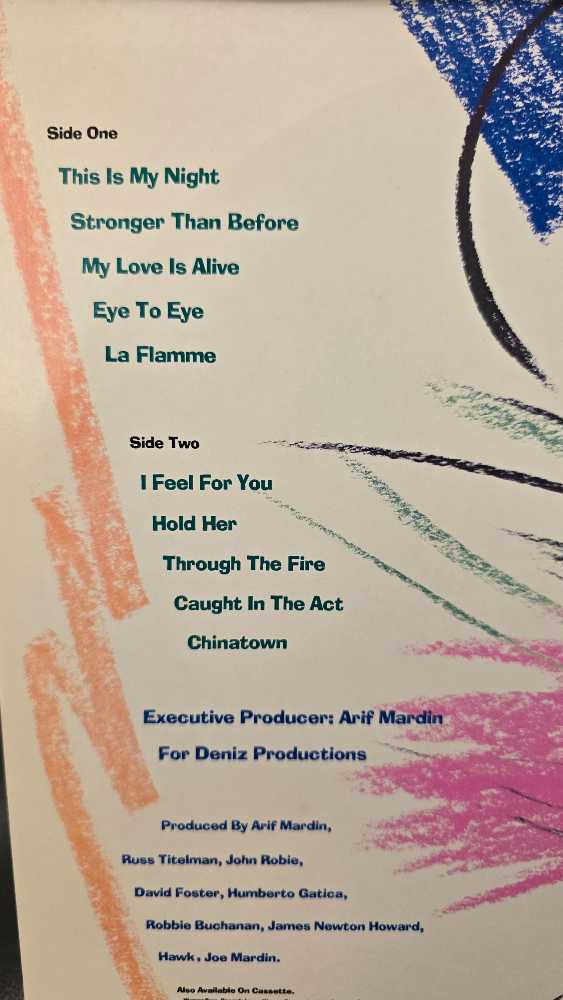 I Feel For You - Chaka Khan (12”) music collectible - Main Image 3