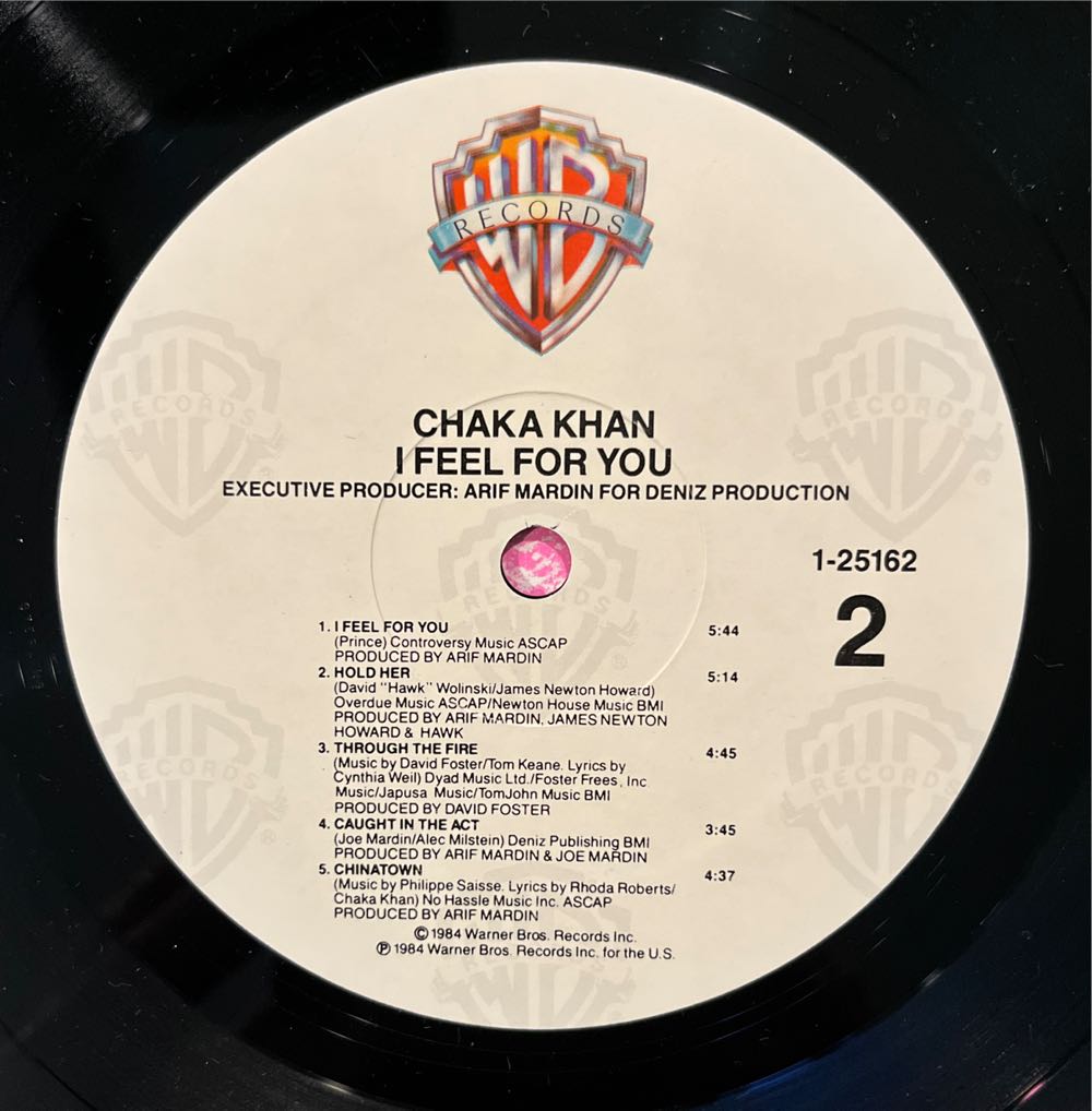 I Feel For You - Khan, Chaka (12”) music collectible - Main Image 4