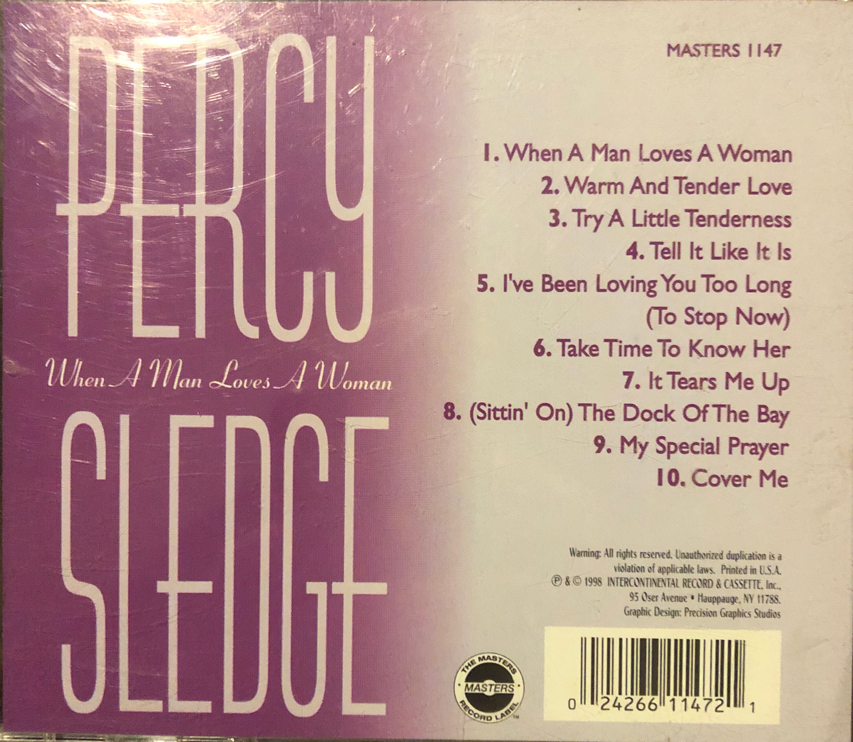 When A Man Loves A Woman - Sledge Percy (12”) music collectible - Main Image 2
