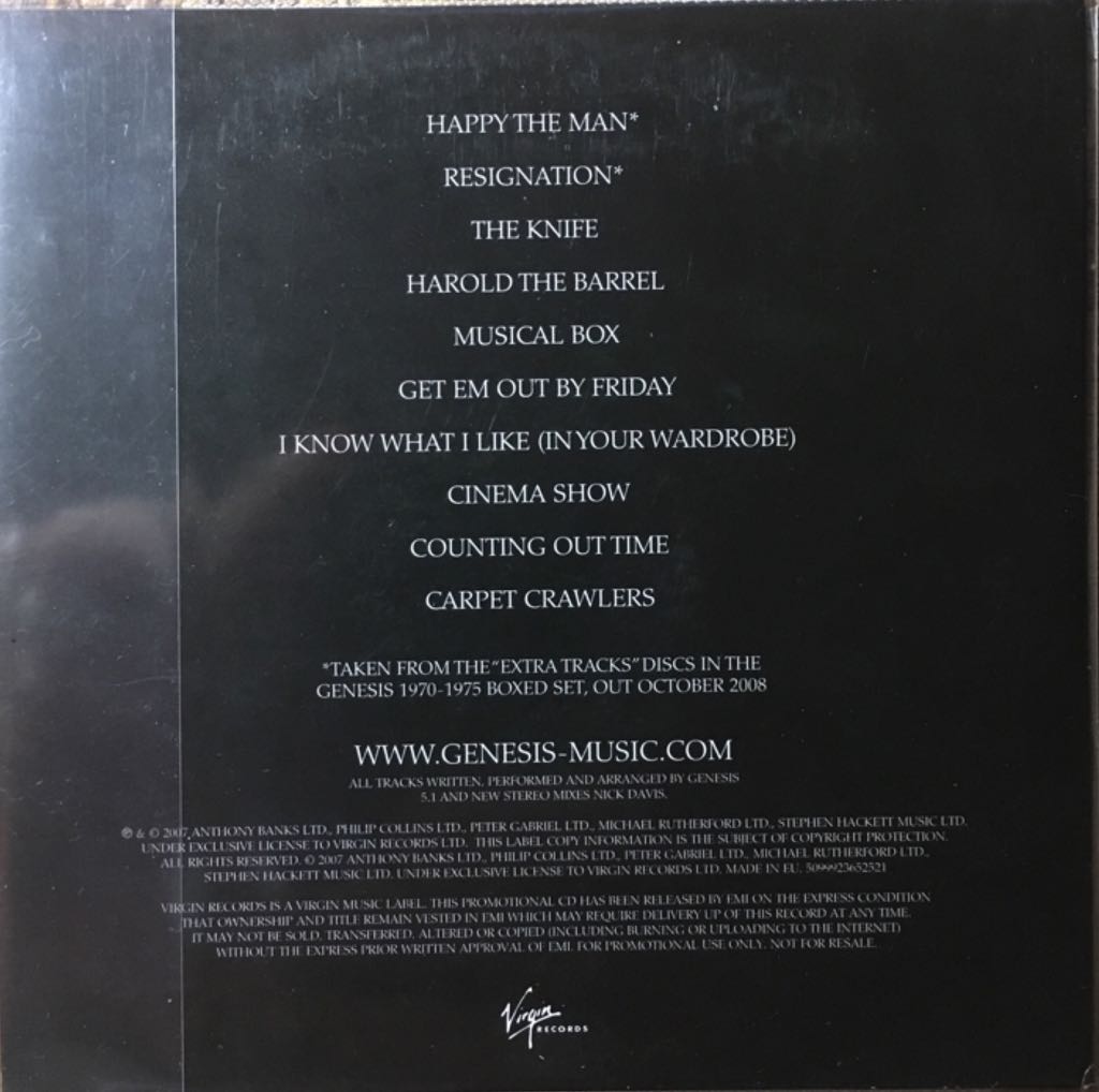 1970 - 1975 - Genesis (CD) music collectible - Main Image 2