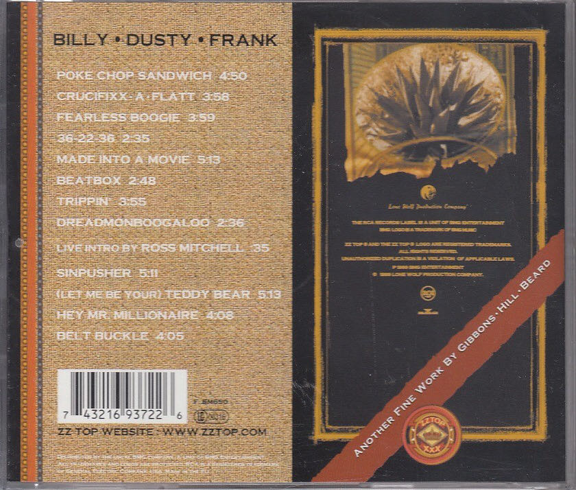 XXX - ZZ Top (CD) music collectible [Barcode 886974794929] - Main Image 2