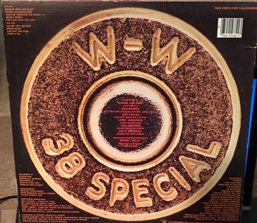 Rockin’ Into The Night - .38 Special (12”) music collectible - Main Image 2