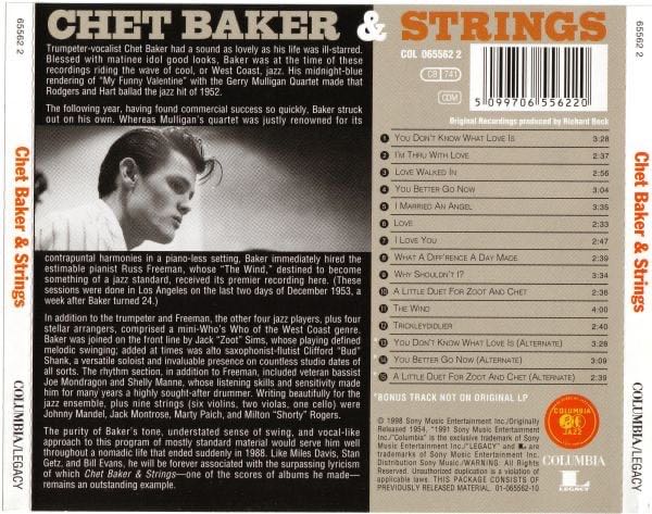 Chet Baker & Strings - Chet Baker (CD - 46) music collectible - Main Image 2