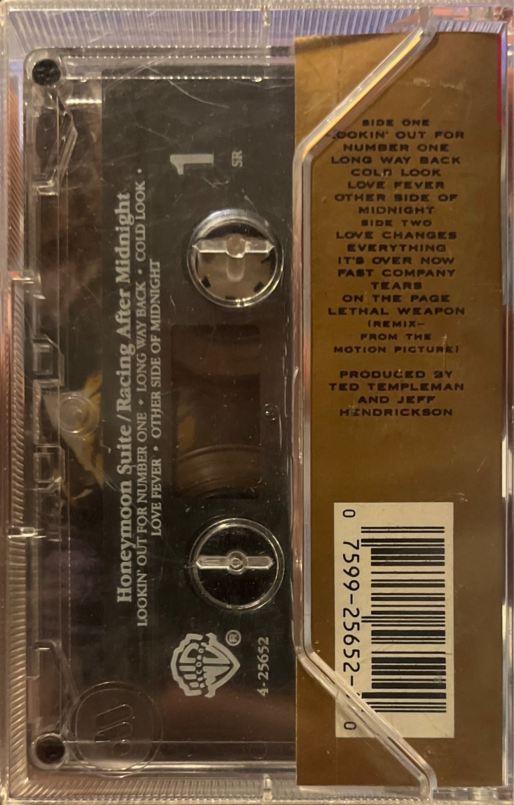 Racing After Midnight - Honeymoon Suite (Cassette) music collectible [Barcode 075992565240] - Main Image 2