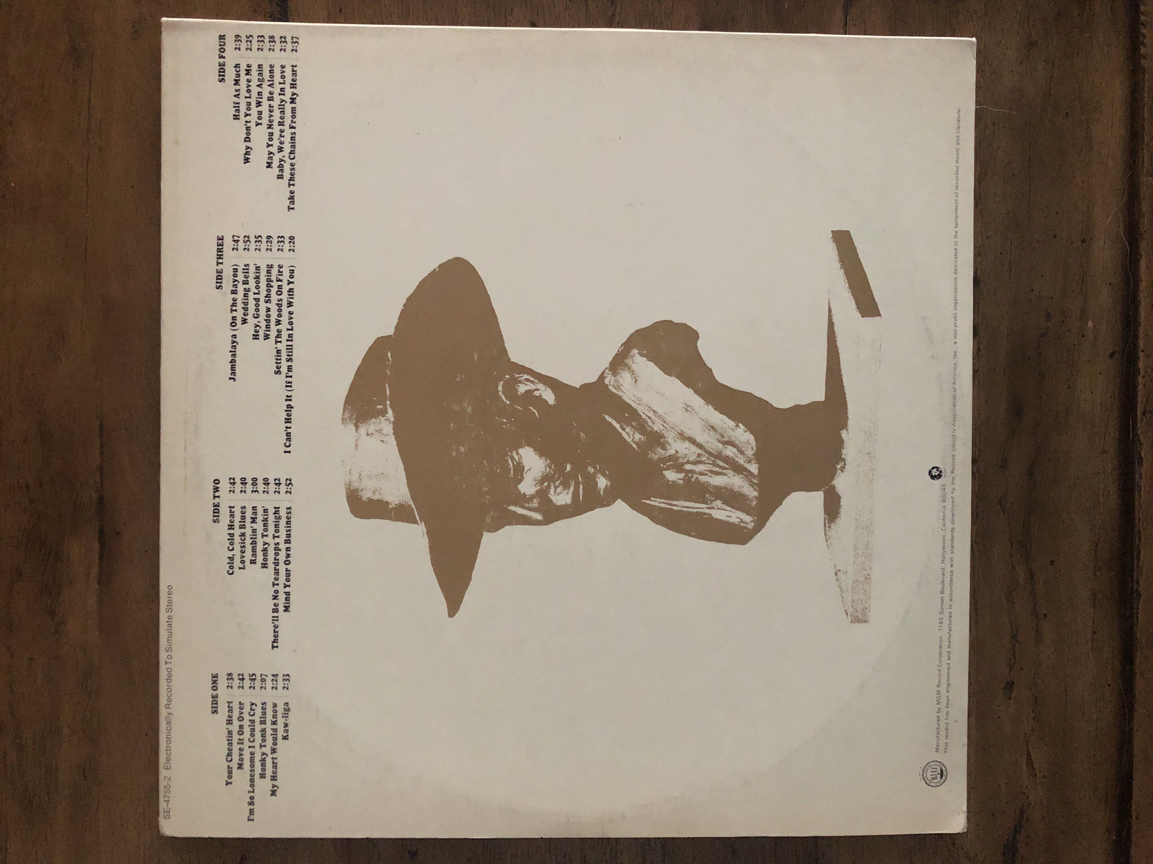 24 Of Hank Williams Greatest Hits - Williams, Hank (12”) music collectible - Main Image 2