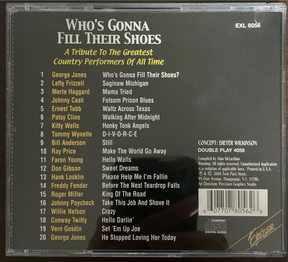 Whos Gonna Fill Their Shoes - Variety Of Artists/ Original Hits (CD) music collectible - Main Image 2