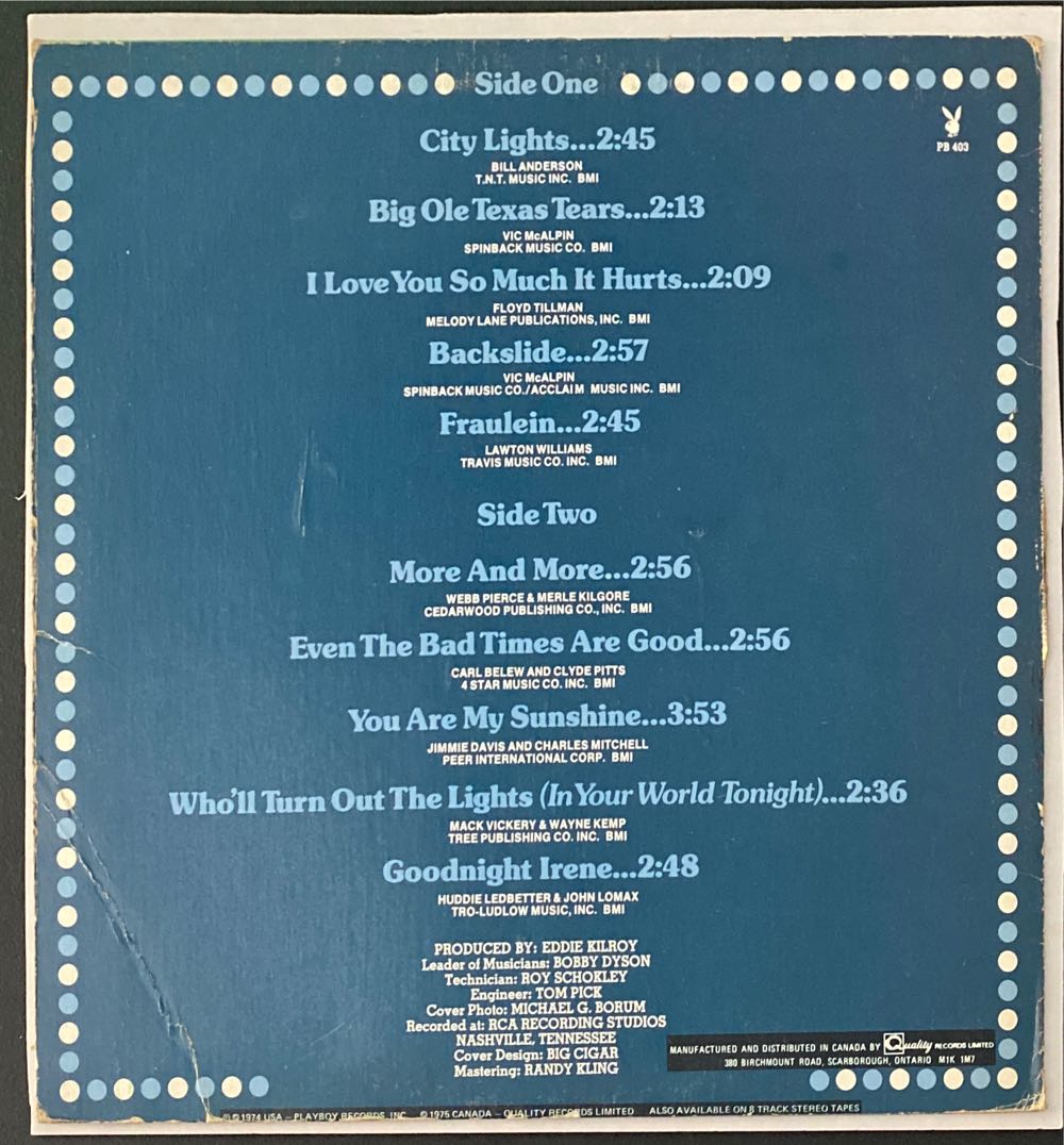 City Lights - Gilley, Mickey (12”) music collectible - Main Image 2