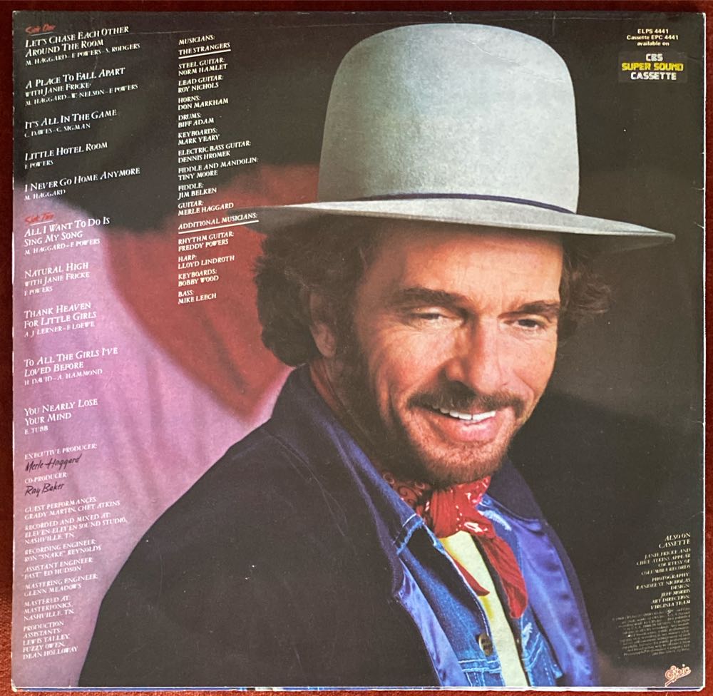 Its All In The Game - Haggard, Merle (12”) music collectible - Main Image 2