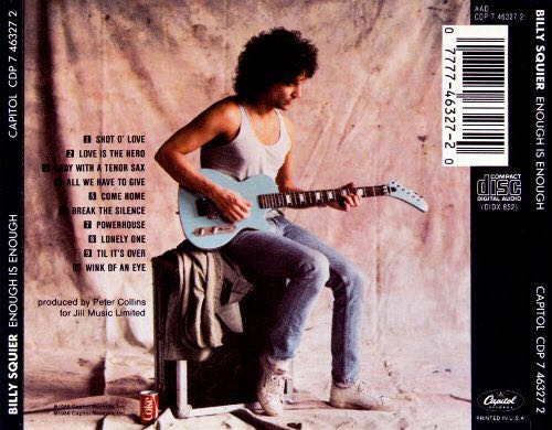 Enough Is Enough - Squier, Billy (CD - 47) music collectible - Main Image 2