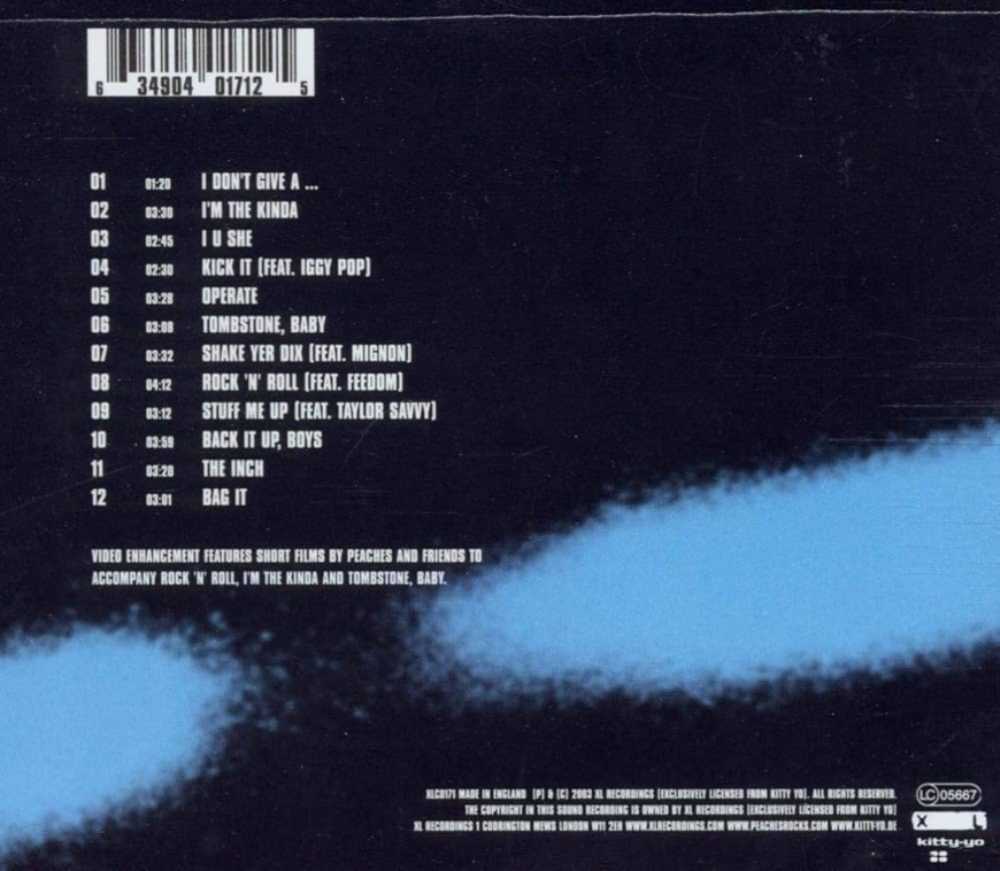 Fatherfucker - Peaches (CD - 38) music collectible [Barcode 634904017125] - Main Image 2