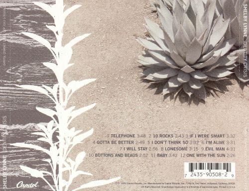 Identity Crisis - Lynne, Shelby (CD - 40) music collectible [Barcode 724359050829] - Main Image 2