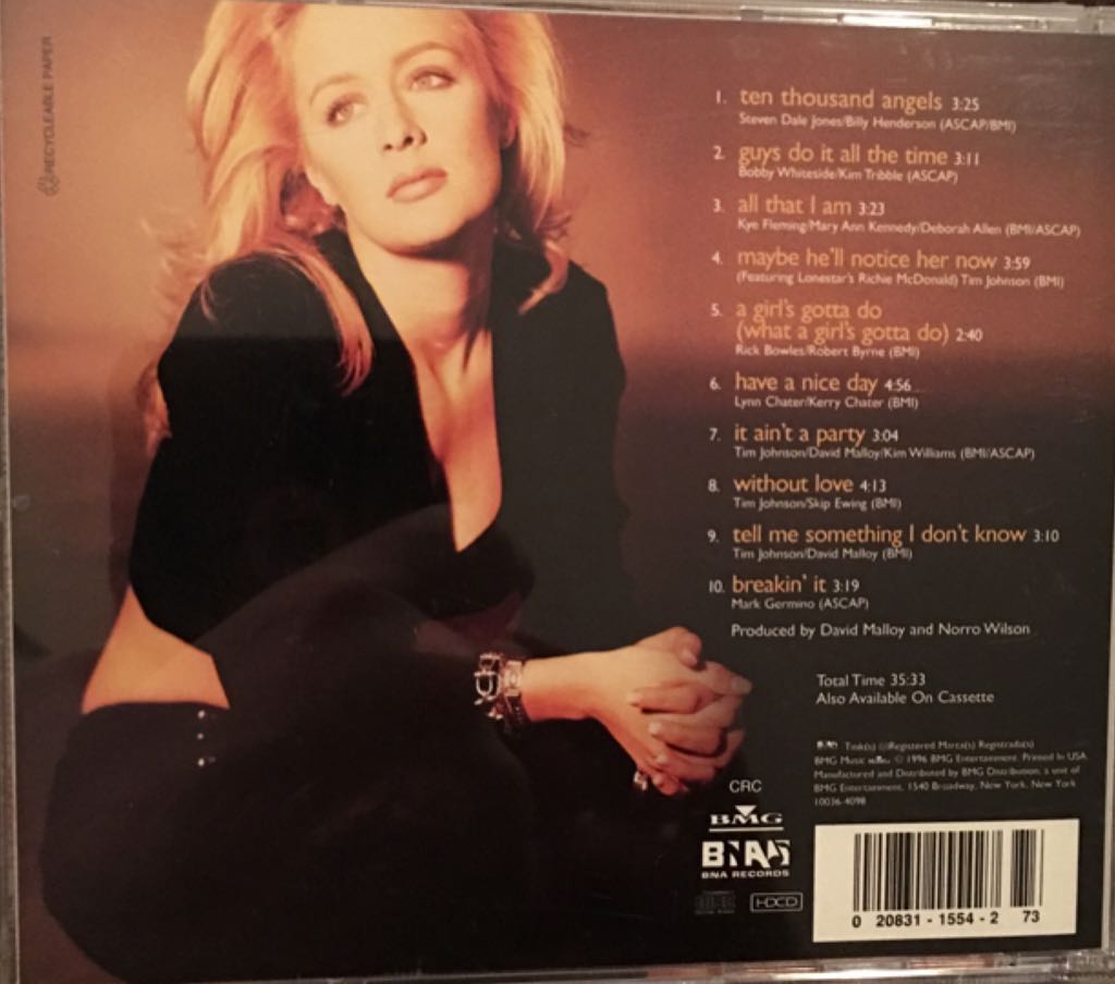 Ten Thousand Angels - Mindy McCready (CD) music collectible - Main Image 2