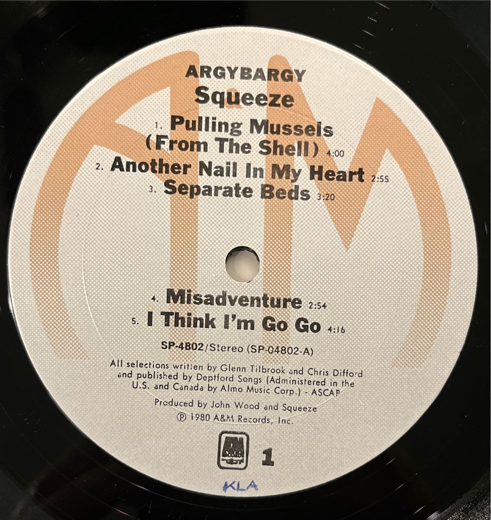 Argybargy - Squeeze (12”) music collectible - Main Image 3