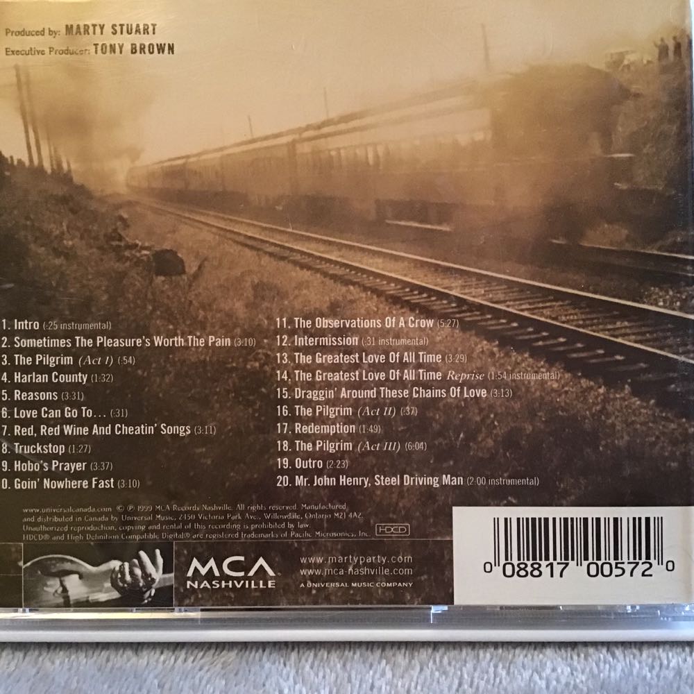 The Pilgrim - Stuart, Marty (CD) music collectible [Barcode 008817005720] - Main Image 2