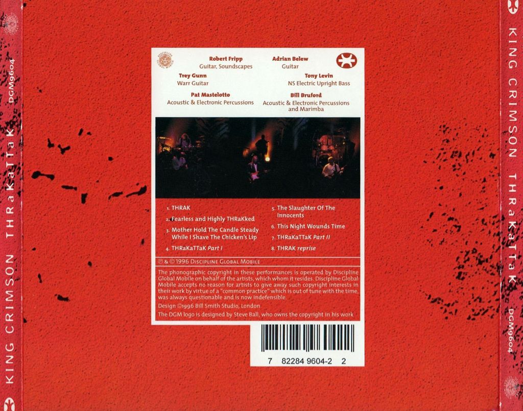 THRaKaTTaK - King Crimson music collectible [Barcode 5028676900290] - Main Image 2